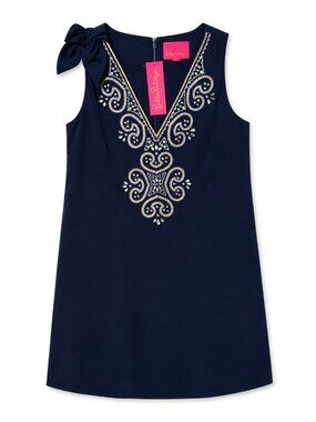 Lilly Pulitzer PENELOPE SHIFT DRESS True Navy